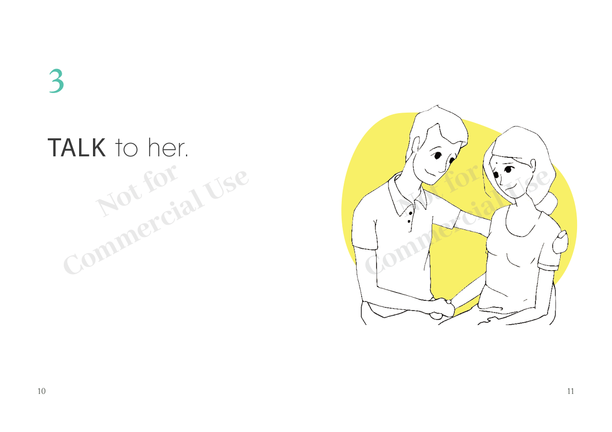 Manual spread: Talk to her