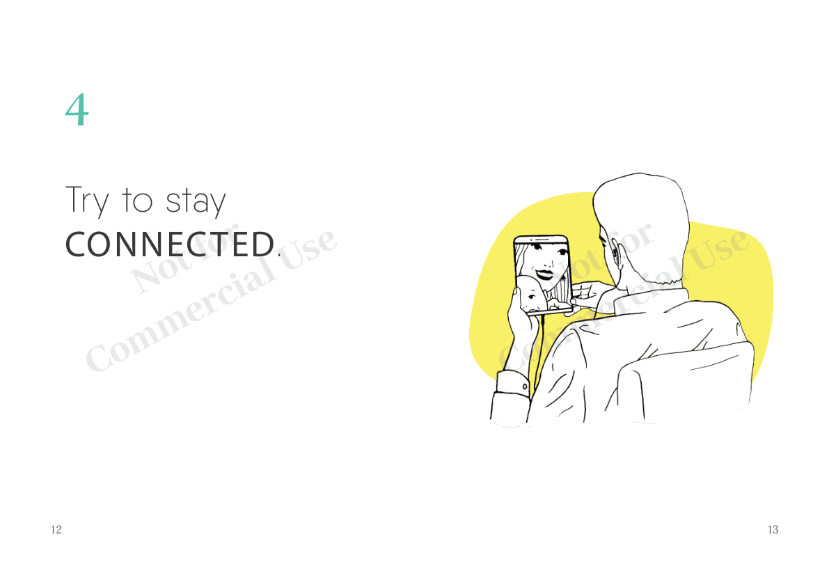Manual spread: Try to stay connected